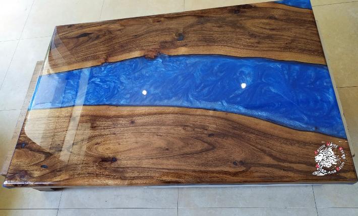 CENTER TABLE 42"x24"30-40MM (Indian acacia wood) - 09