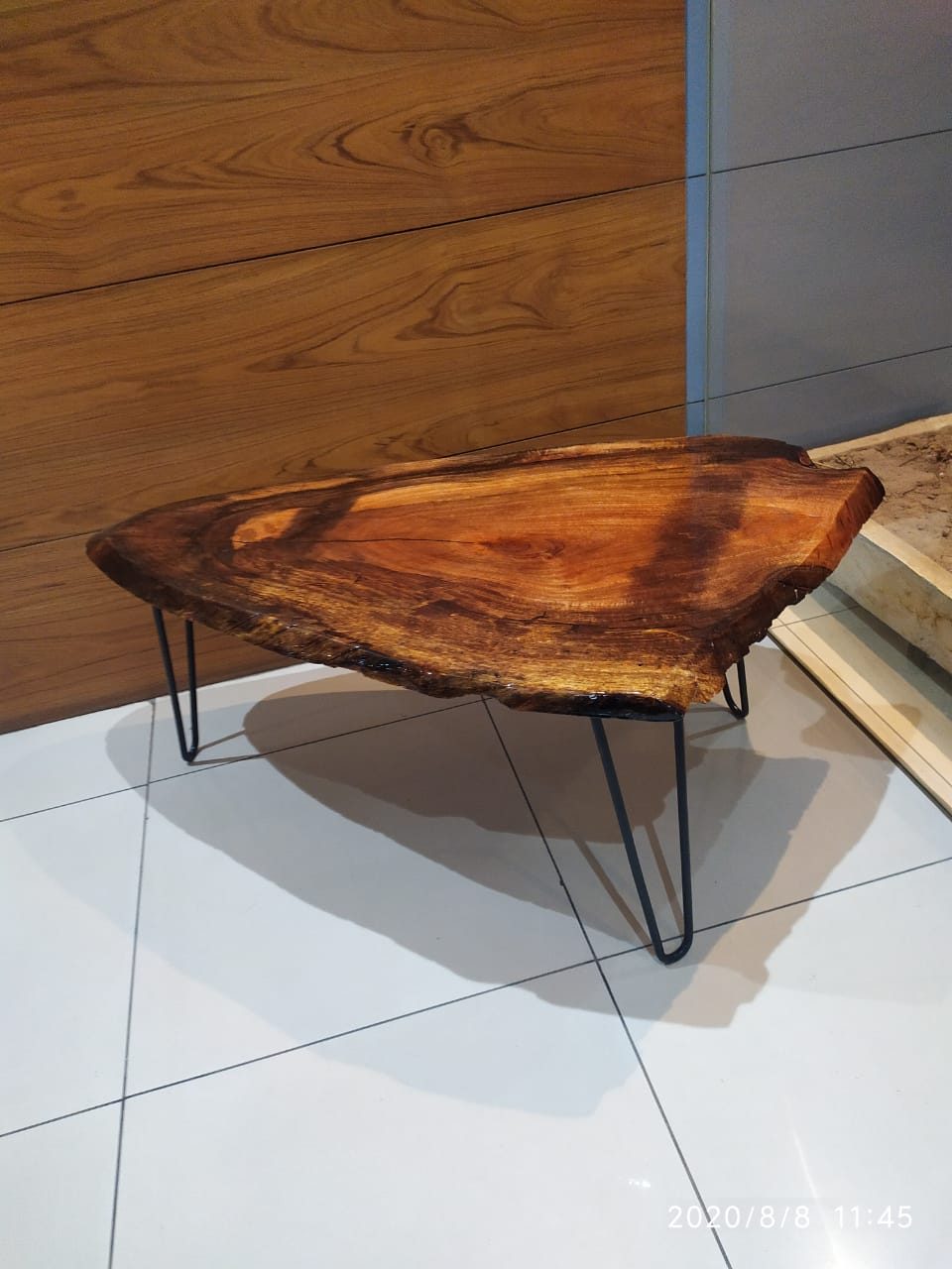 LIVE EDGE TABLE 47.7"x26.2" 30-40mm (Mango wood) (TABLE PRICE ONLY)