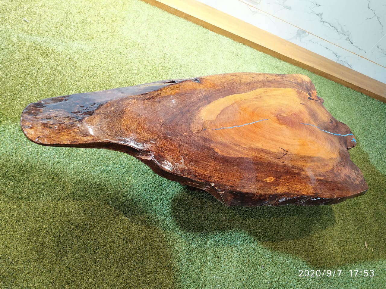 LIVE EDGE TABLE 57"x29" 40-50mm (MANGO WOOD) (TABLE PRICE ONLY)