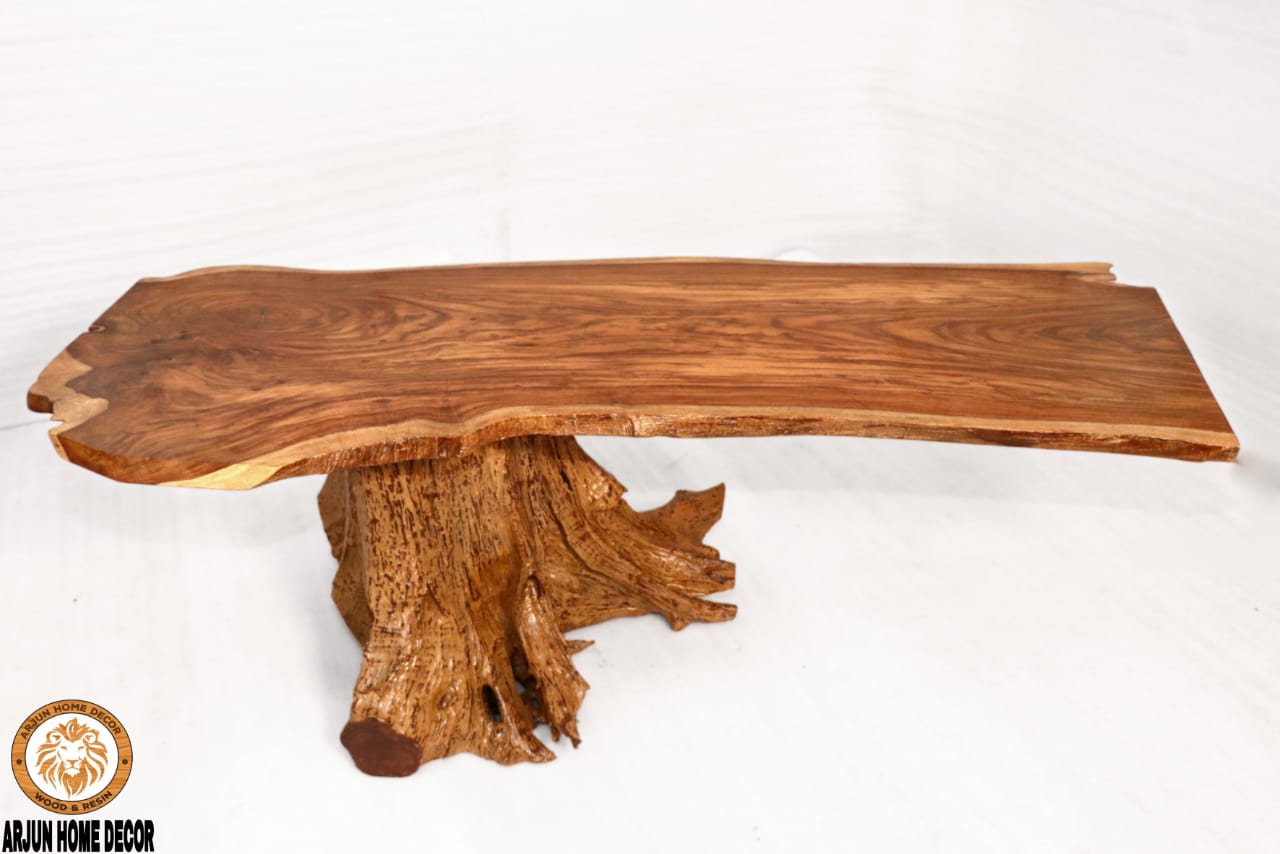 LIVE EDGE TABLE ROOT 6"X3"(ROSE WOOD)
