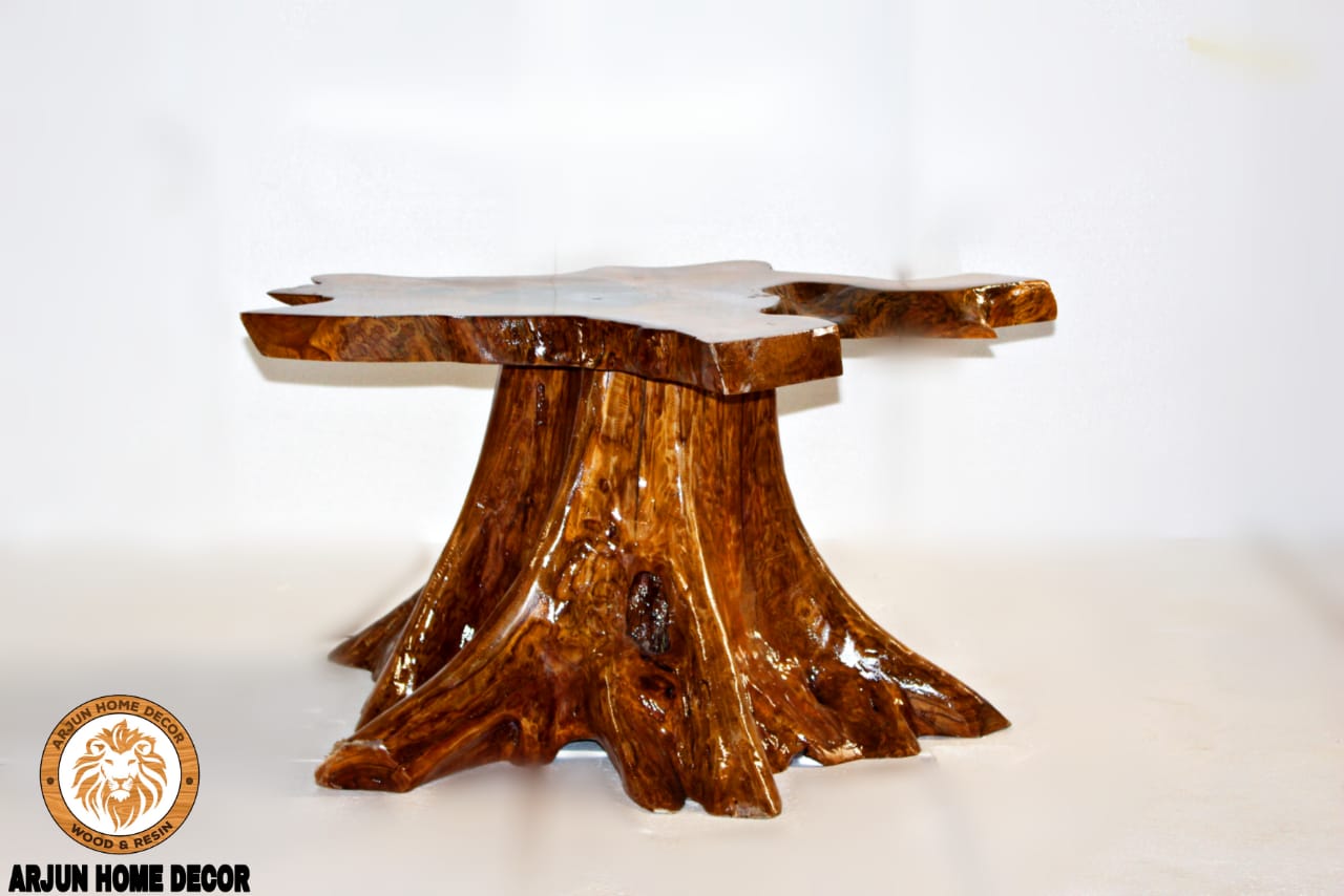 CENTER TABLE WITH ROOT STAND